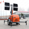 FZMTC-1000B 4x1000w 7m Manual High Mast Mobile Portable LED Light Tower